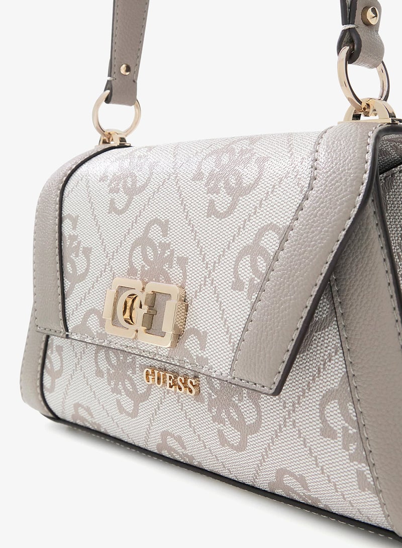 جس حقيبة كتف كارنيلا بشعار رفرف - Image 4